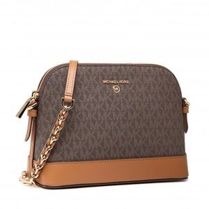 Michael Kors Large Logo Dome Crossbody Bag